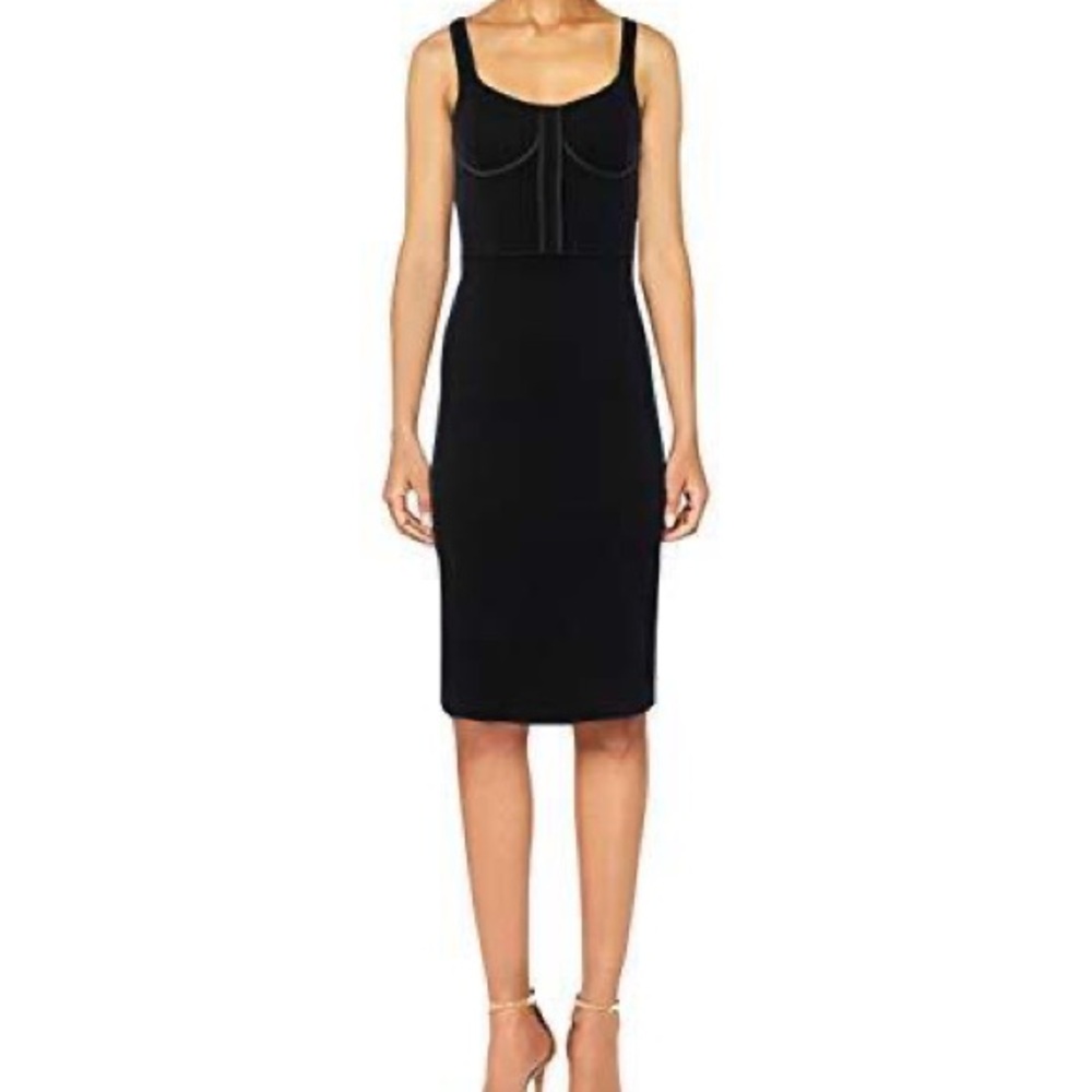 Armani Exchange black midi dress size Small
